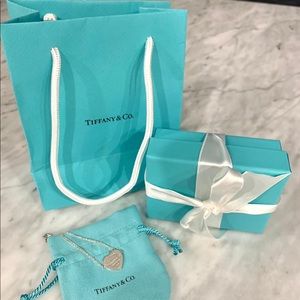 Tiffany Heart Tag Double Chain Bracelet
